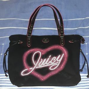 Juicy Couture Neon‎ Design Bling Rhinestone Purse